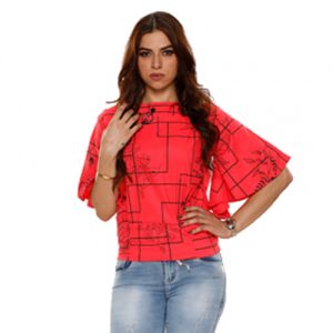 Buy Fashionable Red Top at M Baazar